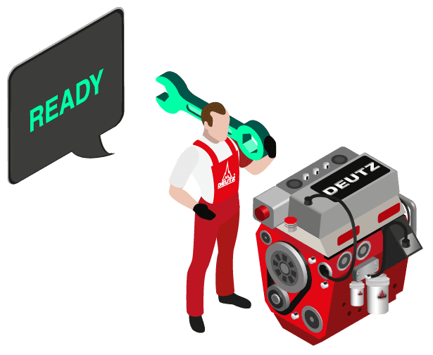 SDEUTZ visual mechanic engine ready